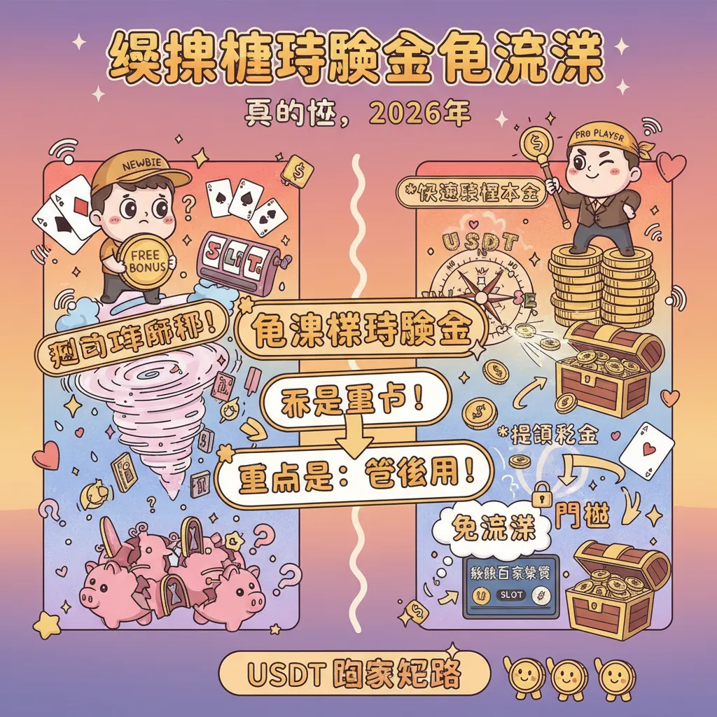 新手必看：如何用免流水體驗金快速累積本金與提領彩金